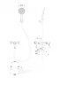 Смеситель для ванны Wonzon & Woghand Click WW-FE05L221-CR цвет Хром