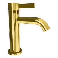 Смеситель для раковины Remer Metrica MC12DO цвет Золото глянцевое