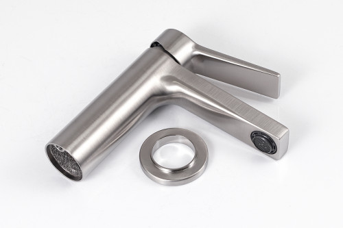 Смеситель для раковины Remer Slash Dot SL12XV цвет Сталь