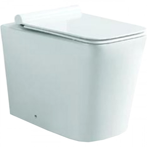 Унитаз SantiLine SL-5021 приставной с сиденьем Микролифт фаянс приставной