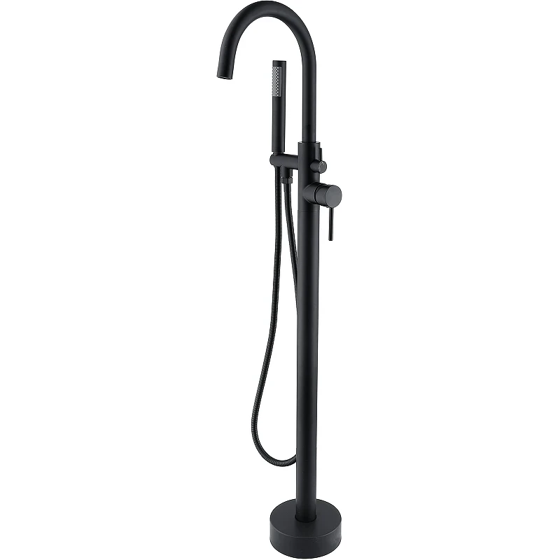 Смеситель для ванны Orange Steel M99-336b Черный матовый на пол
