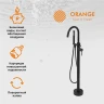 Смеситель для ванны Orange Steel M99-336b Черный матовый на пол
