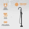 Смеситель для ванны Orange Steel M99-336b Черный матовый на пол