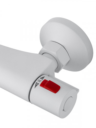 Смеситель для душа Wonzon &amp; Woghand Inn WW-B2005-A-MW с термостатом цвет Белый матовый