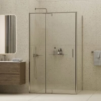 Душевой уголок WasserKRAFT Spree 120х100 14P10 профиль цвет Никель стекло прозрачное