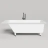 Ванна из искусственного камня Salini Cascata Kit 180х80 104513M Белая матовая