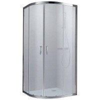Душевой уголок Koller Pool Aqua Line 90X90 R90RG профиль Хром стекло матовое