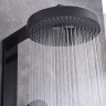 Душевая система Black&White Gravity GH-9005N-MB 9005NMB с термостатом цвет Черный матовый