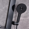 Душевая система Black&White Gravity GH-9005N-MB 9005NMB с термостатом цвет Черный матовый