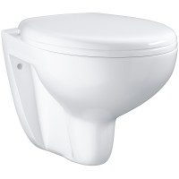 Комплект унитаза с инсталляцией Aquatek SET Aquatek Standard INS-0000012+KDI-0000002 + Grohe Bau Ceramic 39427000+39493000 с сиденьем Микролифт фарфор подвесной