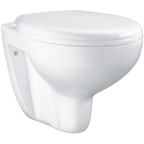 Комплект унитаза с инсталляцией Aquatek SET Aquatek Standard INS-0000012+KDI-0000002 + Grohe Bau Ceramic 39427000+39493000 с сиденьем Микролифт фарфор подвесной