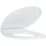 Комплект унитаза с инсталляцией Aquatek SET Aquatek Standard INS-0000012+KDI-0000002 + Grohe Bau Ceramic 39427000+39493000 с сиденьем Микролифт фарфор подвесной