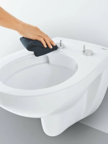 Комплект унитаза с инсталляцией Aquatek SET Aquatek Standard INS-0000012+KDI-0000002 + Grohe Bau Ceramic 39427000+39493000 с сиденьем Микролифт фарфор подвесной