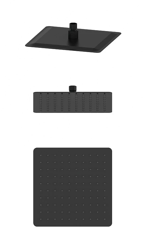 Верхний душ Wonzon & Woghand WW-88DP06-MB цвет Черный матовый