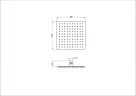 Верхний душ Wonzon & Woghand WW-88DP06-MB цвет Черный матовый