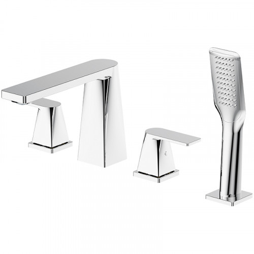 Смеситель на борт ванны Kaiser Terso 70122 Хром латунь