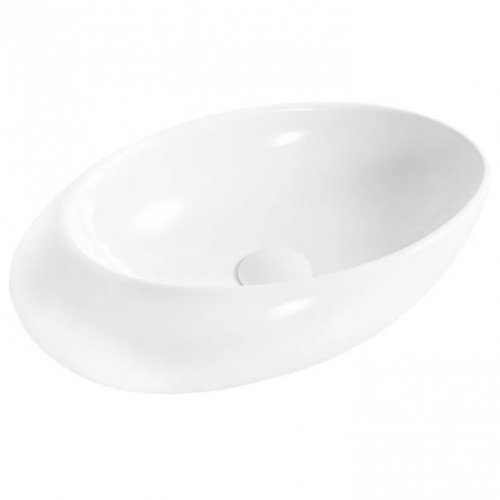 Раковина-чаша BelBagno 57 BB1396 Белая фаянс накладная