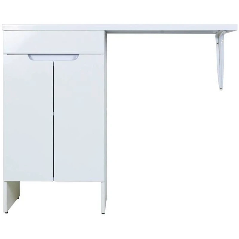 Тумба с раковиной Orange Sistema 110 L STD-110TUW+RAL Белая МДФ / ЛДСП