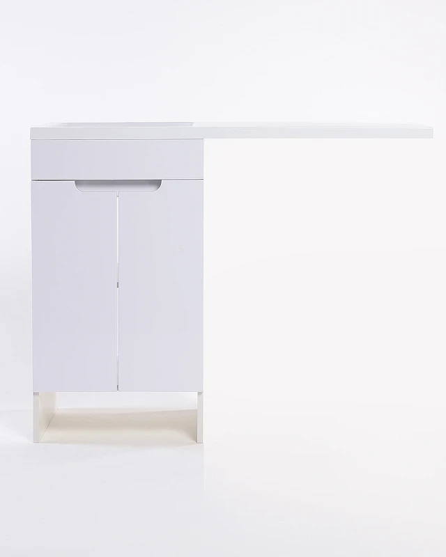 Тумба с раковиной Orange Sistema 110 L STD-110TUW+RAL Белая МДФ / ЛДСП