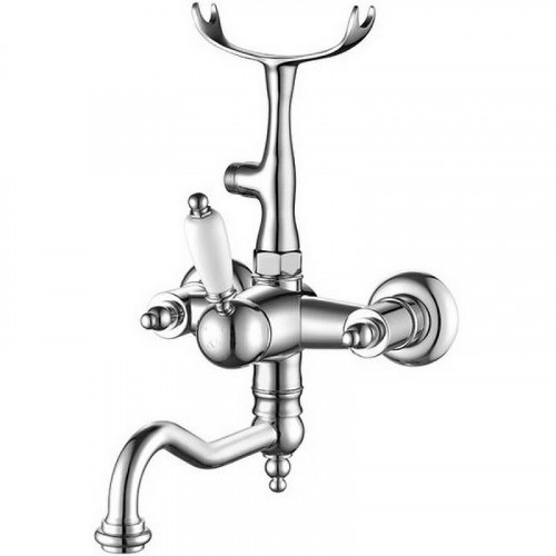 Смеситель для ванны Caprigo Adria-Uno 02-511-crm Хром латунь на стену