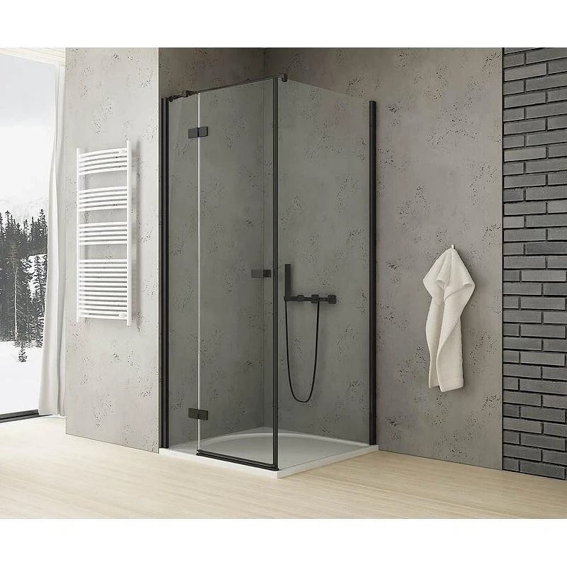 Душевое ограждение New Trendy REFLEXA Black x110 EXK-4950