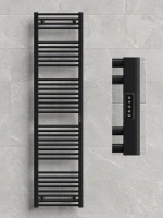 Электрический полотенцесушитель Rifar D-line 1800х450 DL-180-45-BM цвет Черный янтарь матовый