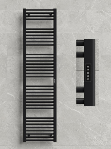 Электрический полотенцесушитель Rifar D-line 1800х450 DL-180-45-BM цвет Черный янтарь матовый