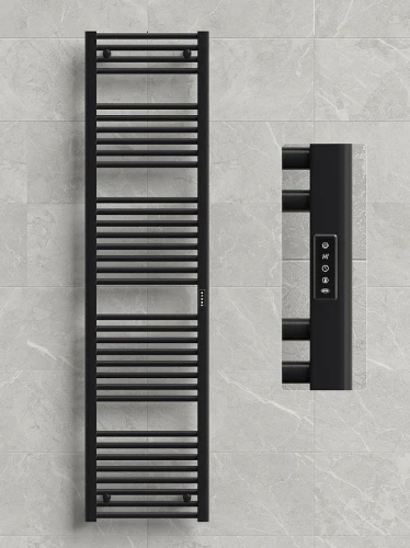 Электрический полотенцесушитель Rifar D-line 1800х450 DL-180-45-BM цвет Черный янтарь матовый
