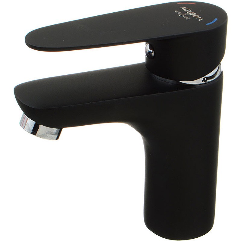 Смеситель для раковины Melodia della vita Moderno MDV35120_bk Черный латунь