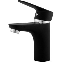Смеситель для раковины Melodia della vita Moderno MDV35120_bk Черный латунь