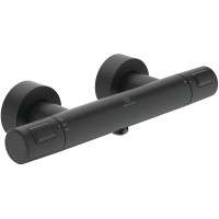 Смеситель для душа Ideal Standard Ceratherm T25 A7201XG с термостатом Silk Black латунь на стену
