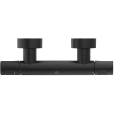 Смеситель для душа Ideal Standard Ceratherm T25 A7201XG с термостатом Silk Black латунь на стену