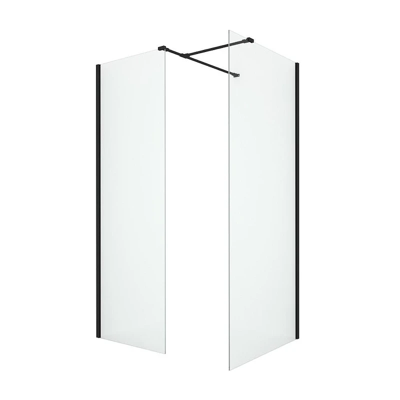 Душевое ограждение New Trendy NEW MODUS Black x140 EXK-5633