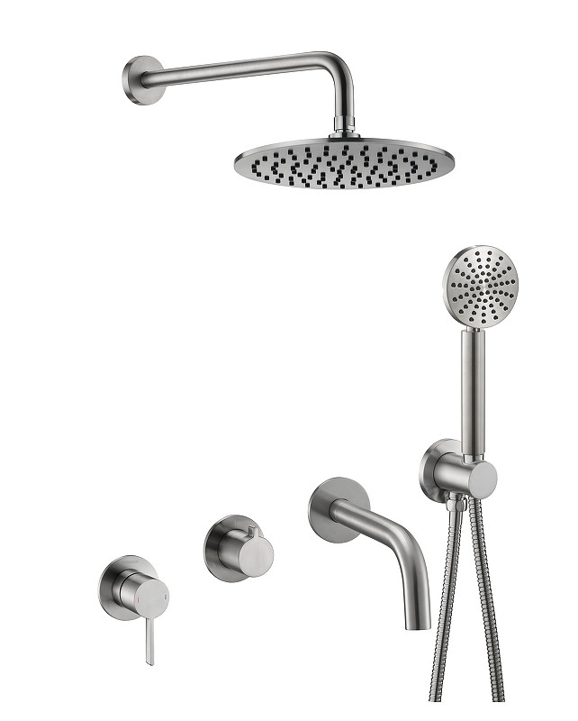 Душевая система Benesque Lumiere 21017002 цвет Никель брашированный