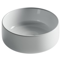 Раковина-чаша Ceramicanova Element 36 CN5047 Белая фарфор накладная
