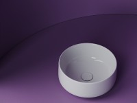 Раковина-чаша Ceramicanova Element 36 CN5047 Белая фарфор накладная