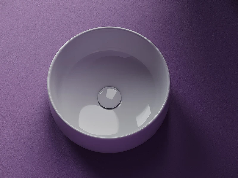 Раковина-чаша Ceramicanova Element 36 CN5047 Белая фарфор накладная