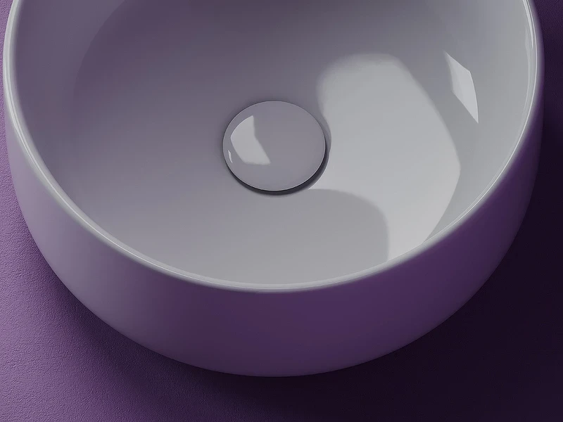 Раковина-чаша Ceramicanova Element 36 CN5047 Белая фарфор накладная