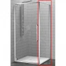 Душевая стенка RGW Z-050-3 100 352253100-11 профиль Хром стекло прозрачное