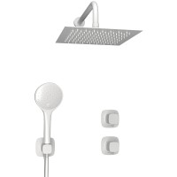 Душевая система WasserKRAFT Saale A9551.266.146.254.328.156.155 Белая матовая латунь встраиваемый