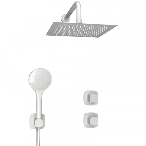 Душевая система WasserKRAFT Saale A9551.266.146.254.328.156.155 Белая матовая латунь встраиваемый