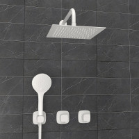 Душевая система WasserKRAFT Saale A9551.266.146.254.328.156.155 Белая матовая латунь встраиваемый