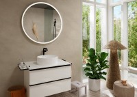 Смеситель для раковины Hansgrohe Tecturis S 73370670 Черный матовый латунь