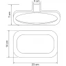 Кольцо для полотенец WasserKRAFT Kammel K-8360 Хром