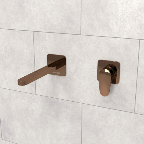 Смеситель для раковины WasserKRAFT Asphe A7751.289 Розовое золото латунь встраиваемый