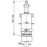 Сливная арматура Alcaplast A03 Белая