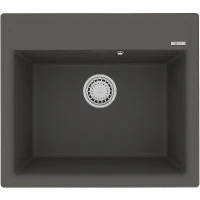 Кухонная мойка Lemark Hanka 570 9910017 Серый шелк
