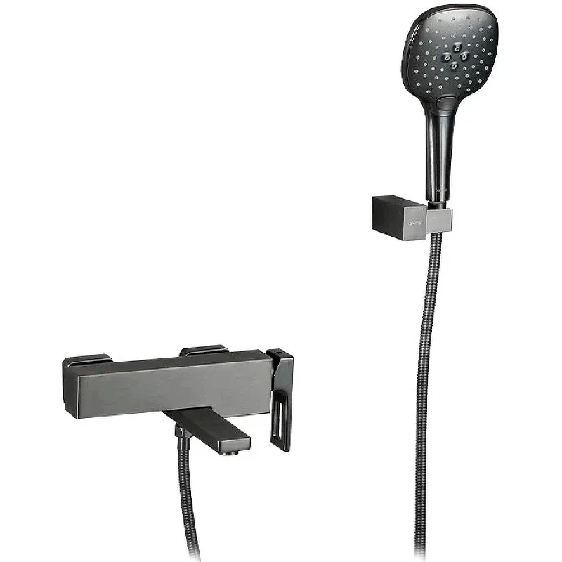 Смеситель для ванны Gappo G17-9 G3217-9 Оружейная сталь латунь на стену
