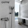 Смеситель для ванны Gappo G17-9 G3217-9 Оружейная сталь латунь на стену