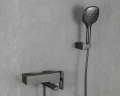 Смеситель для ванны Gappo G17-9 G3217-9 Оружейная сталь латунь на стену